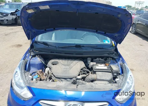 2014 Hyundai Accent Gls from USA, damaged, VIN KMHCT4AEXEU685576